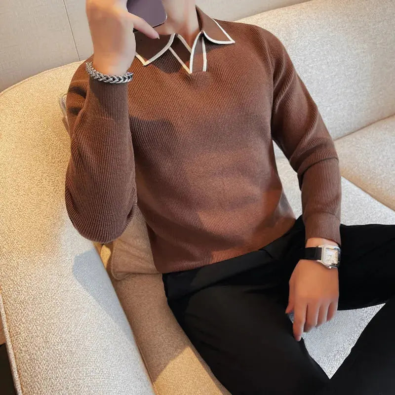 Brand Winter Cozy Lapel Pullover