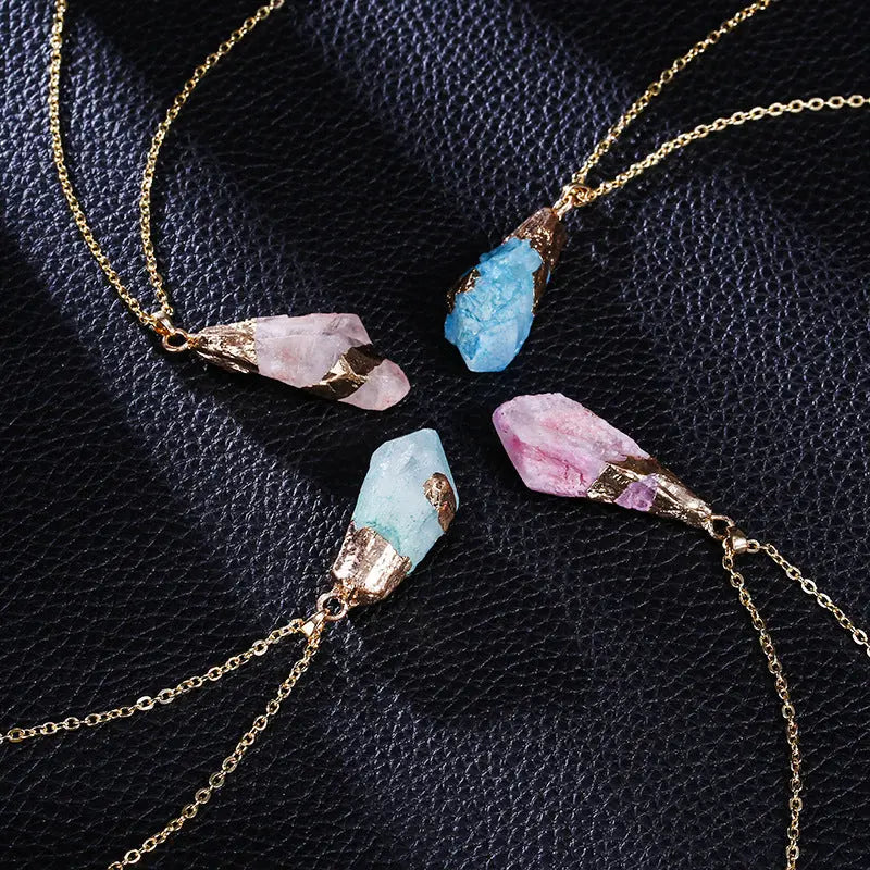 Brass with Gold Plated Handmade Pendant Necklace