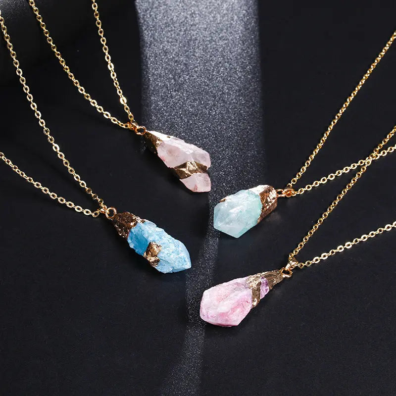 Brass with Gold Plated Handmade Pendant Necklace