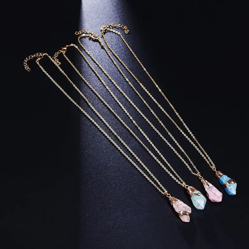 Brass with Gold Plated Handmade Pendant Necklace