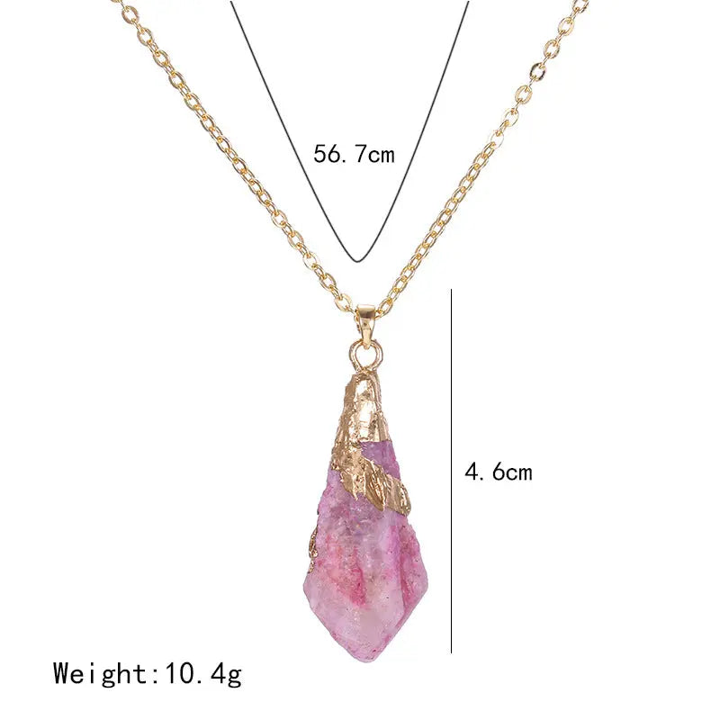 Brass with Gold Plated Handmade Pendant Necklace