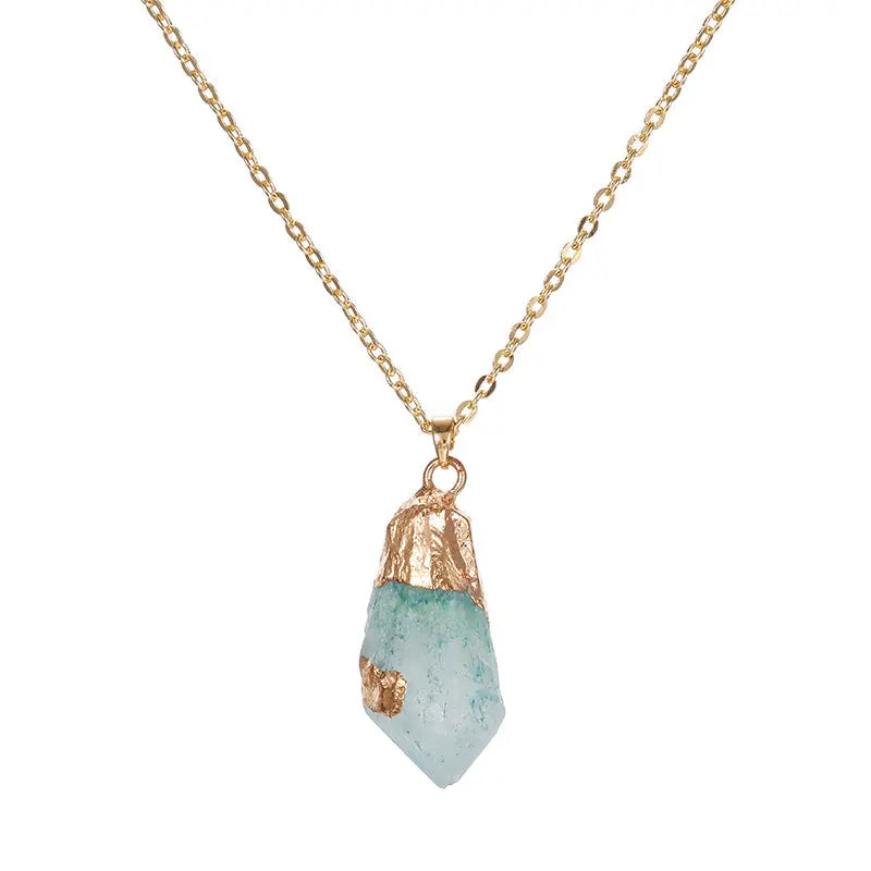 Brass with Gold Plated Handmade Pendant Necklace
