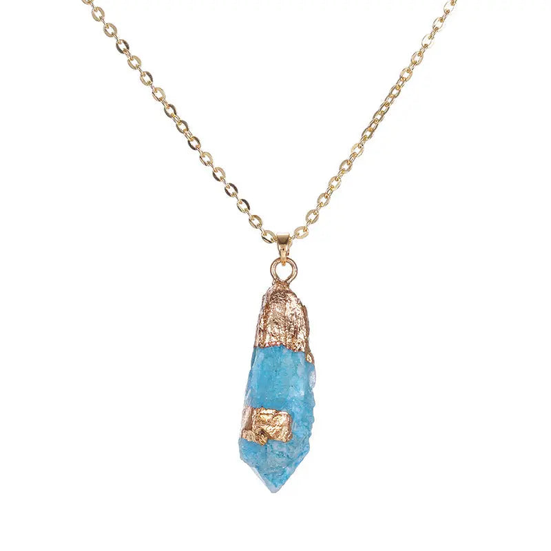 Brass with Gold Plated Handmade Pendant Necklace