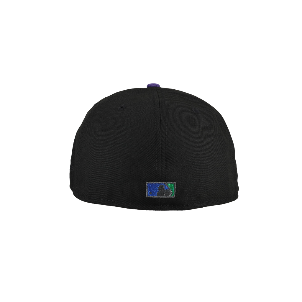 Atlanta Braves 1999 World Series Black/Purple Metallic 59Fifty Fitted Hat