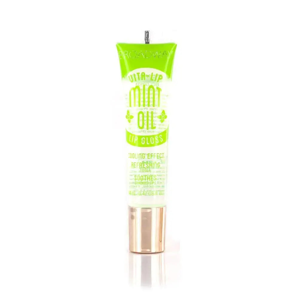Broadway Vita-Lip Clear Lip Gloss 0.47oz/14ml (5PCS Mint & Coconut & Rosehip & Mango Butter & Argan Oil)