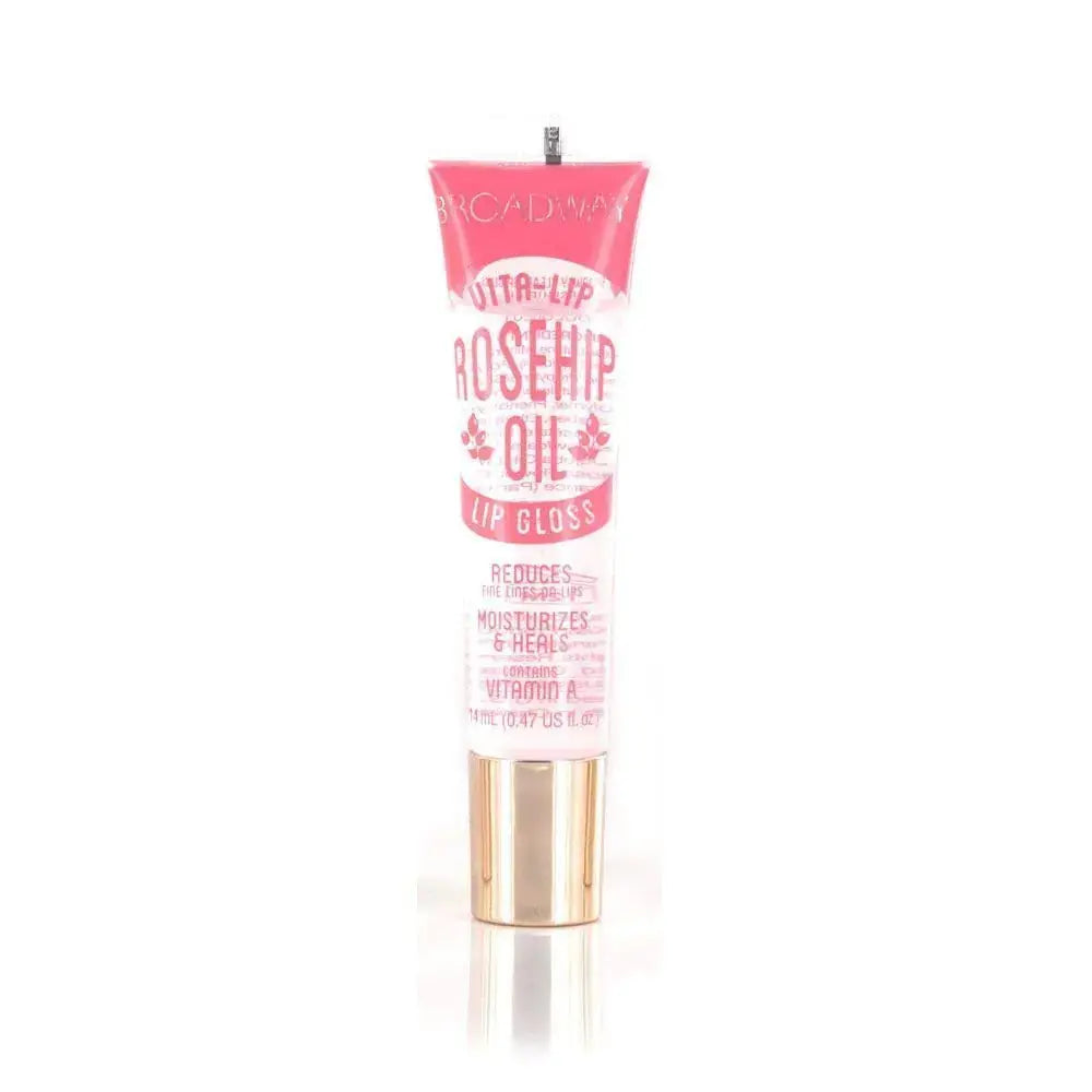 Broadway Vita-Lip Clear Lip Gloss 0.47oz/14ml (5PCS Mint & Coconut & Rosehip & Mango Butter & Argan Oil)