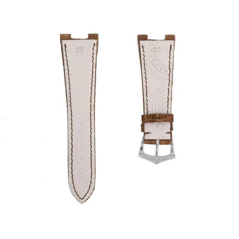 Brown Alligator Nubuck Watch Strap Patek Philippe Compatible