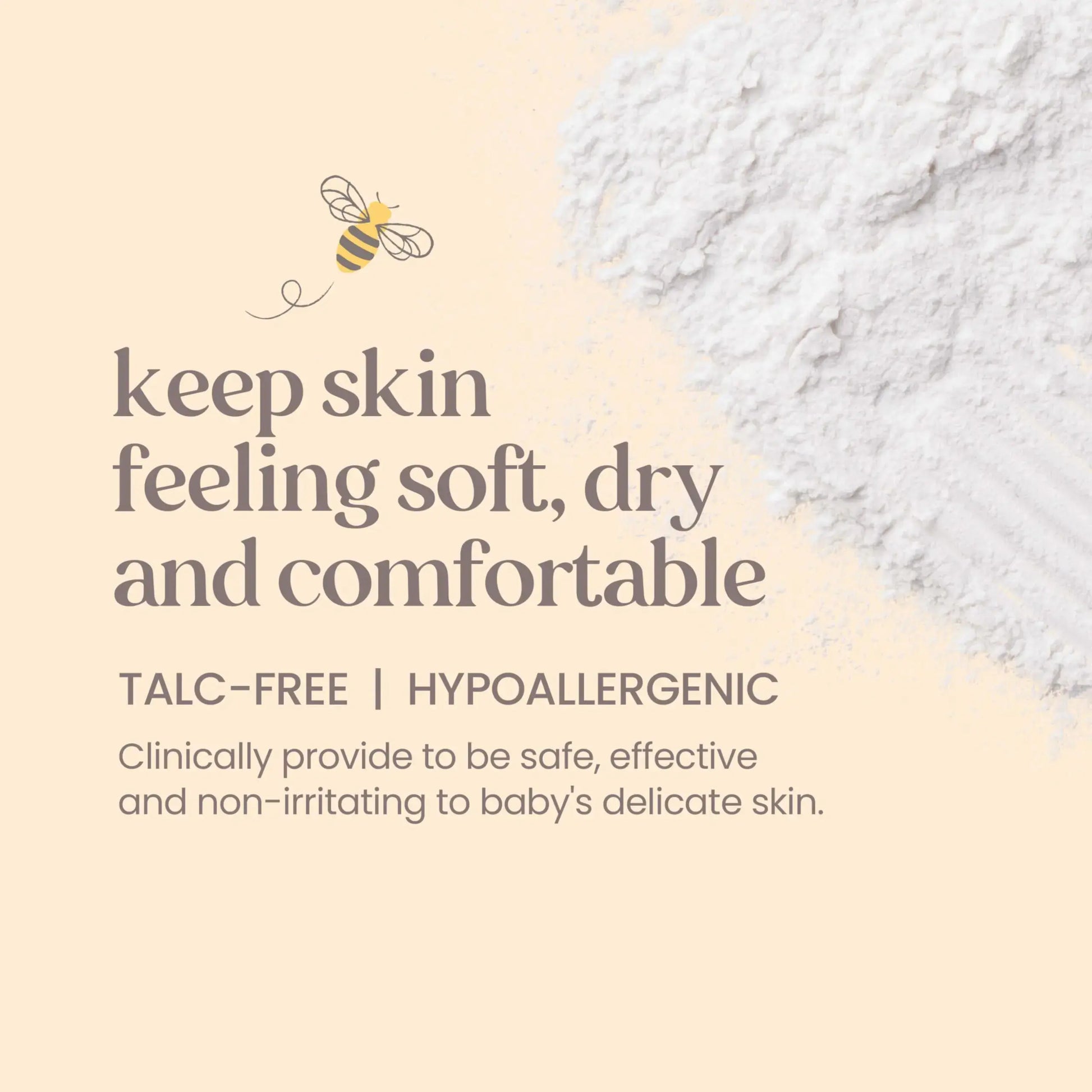 Burt's Bees Baby Dusting Powder | 100% Natural Origin, Talc-Free & Pediatrician Tested