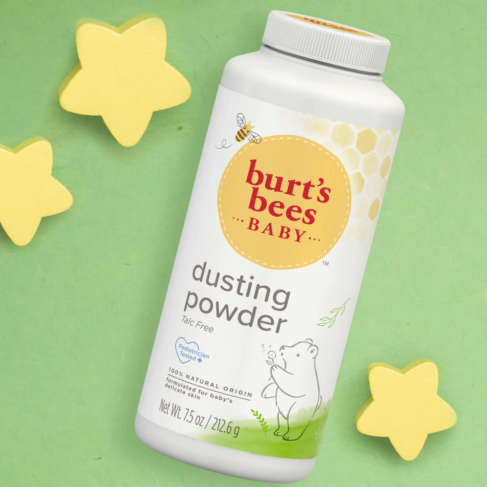 Burt's Bees Baby Dusting Powder | 100% Natural Origin, Talc-Free & Pediatrician Tested