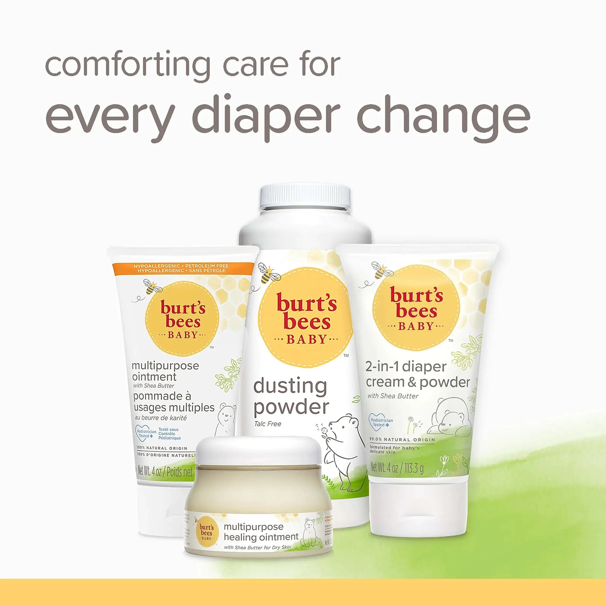 Burt's Bees Baby Dusting Powder | 100% Natural Origin, Talc-Free & Pediatrician Tested