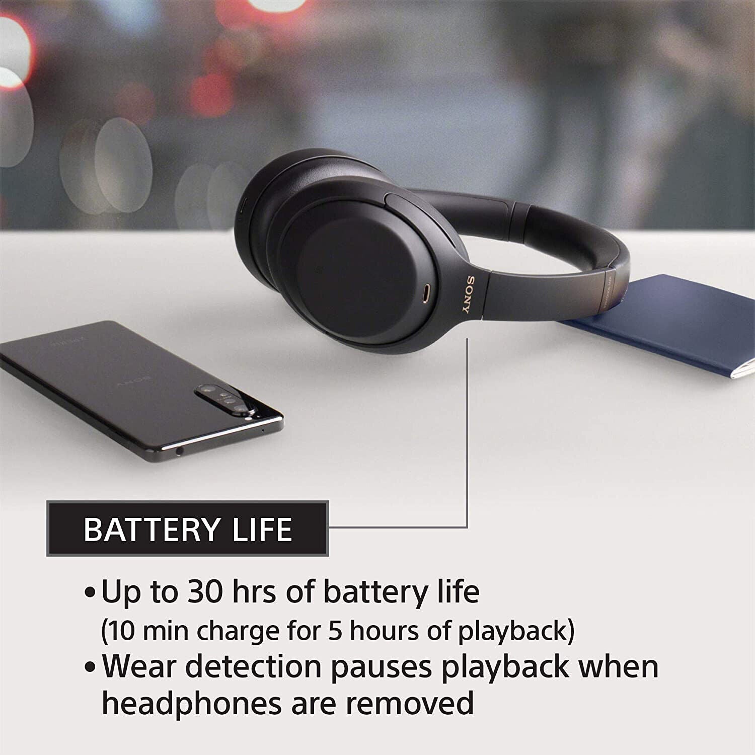 Sony WH‑1000XM4 / S Premium ANC   Bluetooth   Foldable Over‑Ear Headphones
