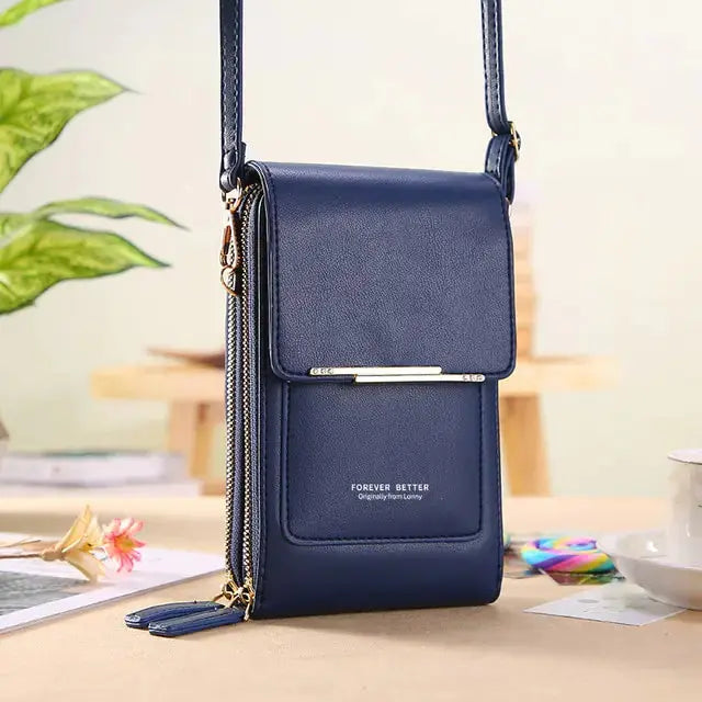 Buylor Women's Touch Screen Leather Bag – Stylish & Functional