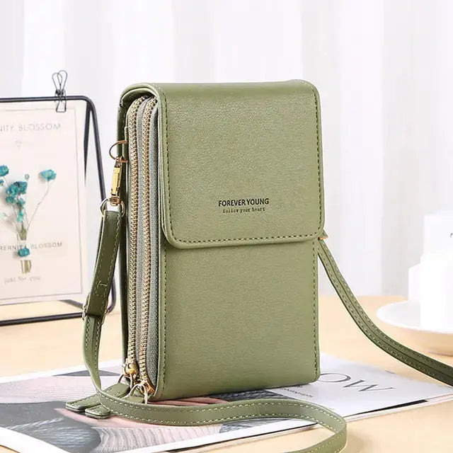 Buylor Women's Touch Screen Leather Bag – Stylish & Functional