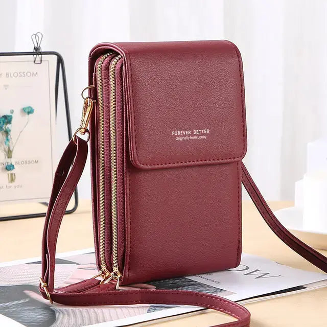 Buylor Women's Touch Screen Leather Bag – Stylish & Functional