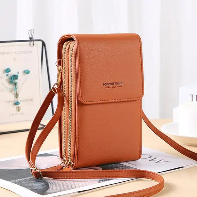 Buylor Women's Touch Screen Leather Bag – Stylish & Functional