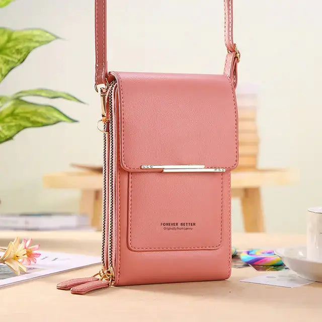 Buylor Women's Touch Screen Leather Bag – Stylish & Functional