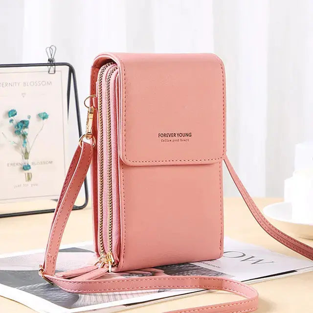 Buylor Women's Touch Screen Leather Bag – Stylish & Functional