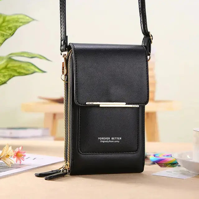 Buylor Women's Touch Screen Leather Bag – Stylish & Functional