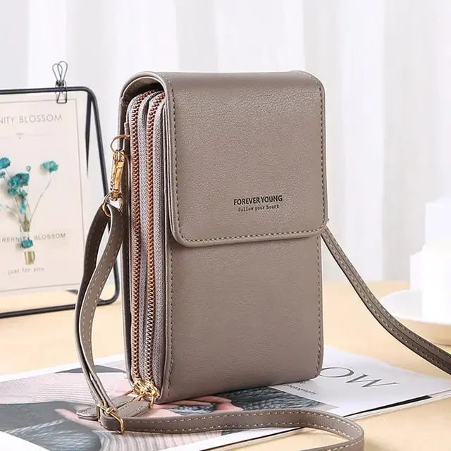 Buylor Women's Touch Screen Leather Bag – Stylish & Functional