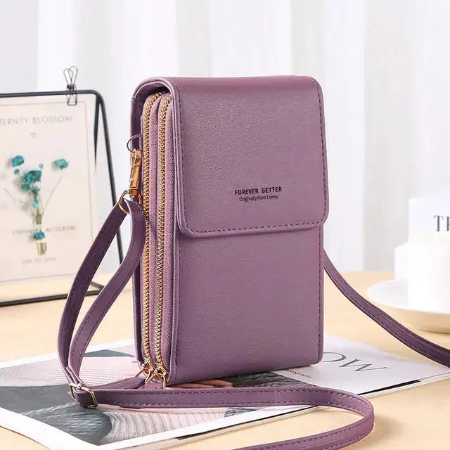 Buylor Women's Touch Screen Leather Bag – Stylish & Functional