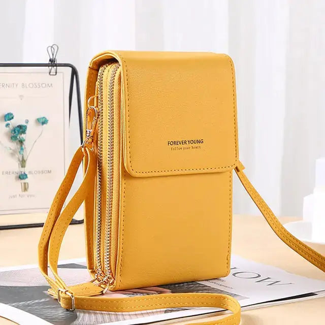 Buylor Women's Touch Screen Leather Bag – Stylish & Functional