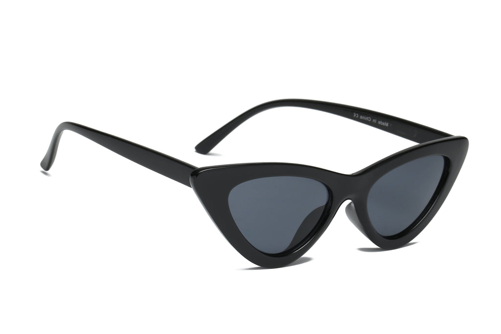 Red Retro Cat Eye Round Sunglasses For Women Chic UV400