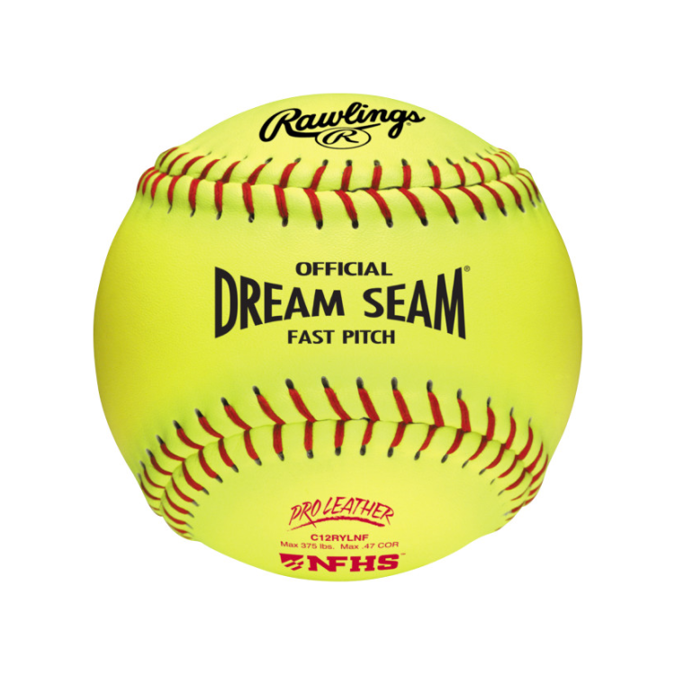 Rawlings 12" Pro Leather Dream Seam NFHS Softball C12RYLNF