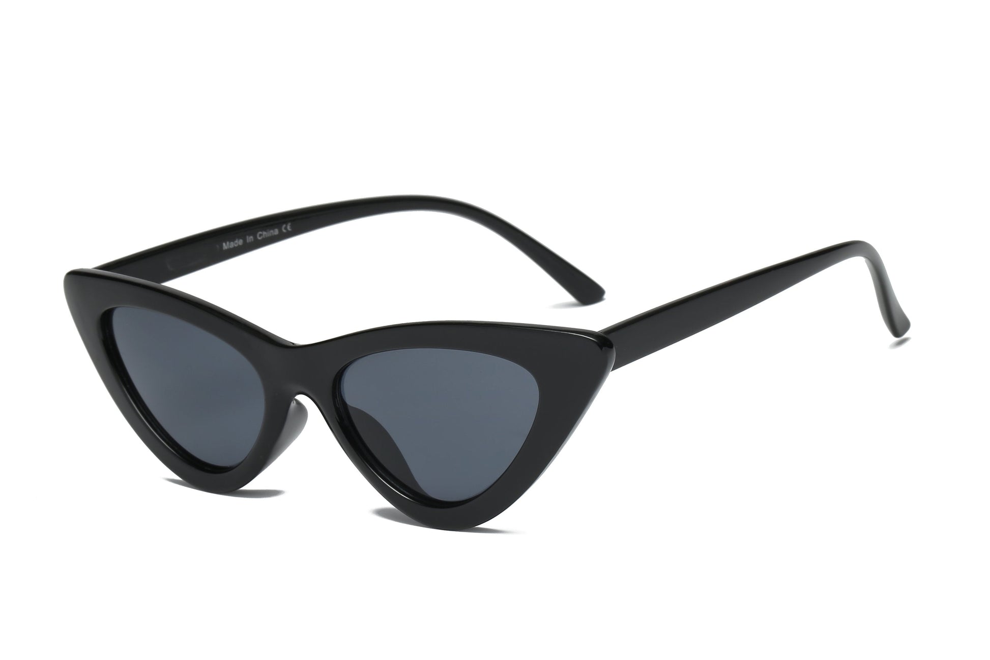 Red Retro Cat Eye Round Sunglasses For Women Chic UV400