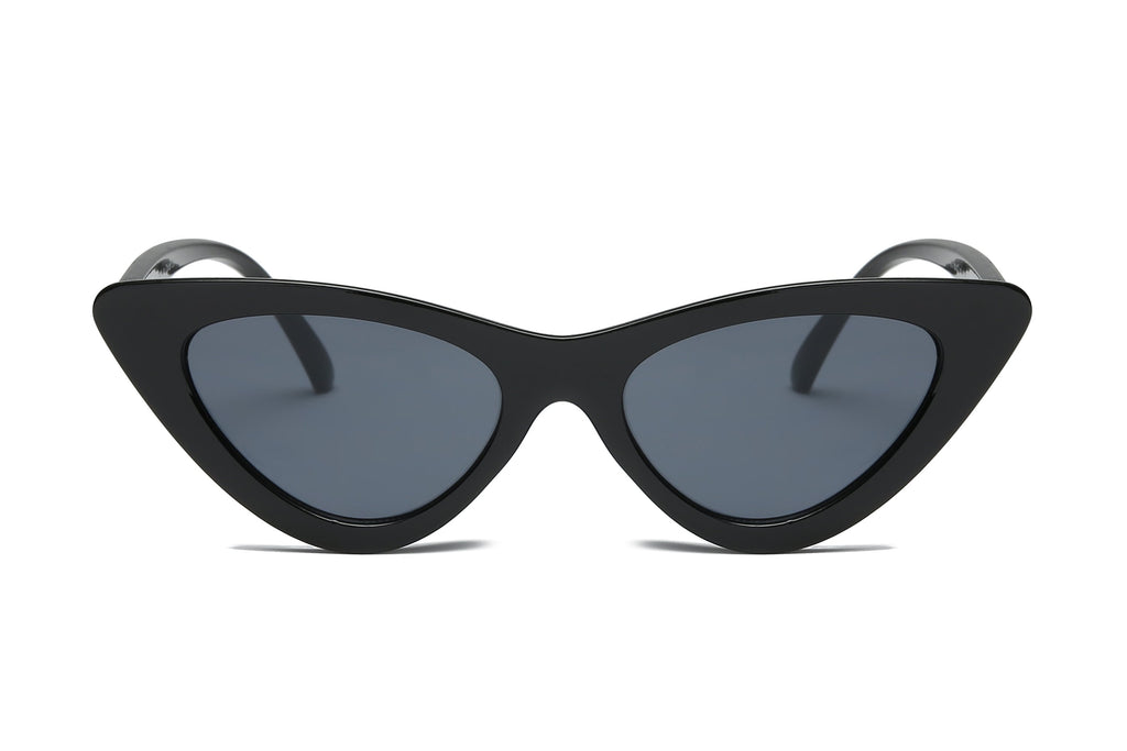 Red Retro Cat Eye Round Sunglasses For Women Chic UV400