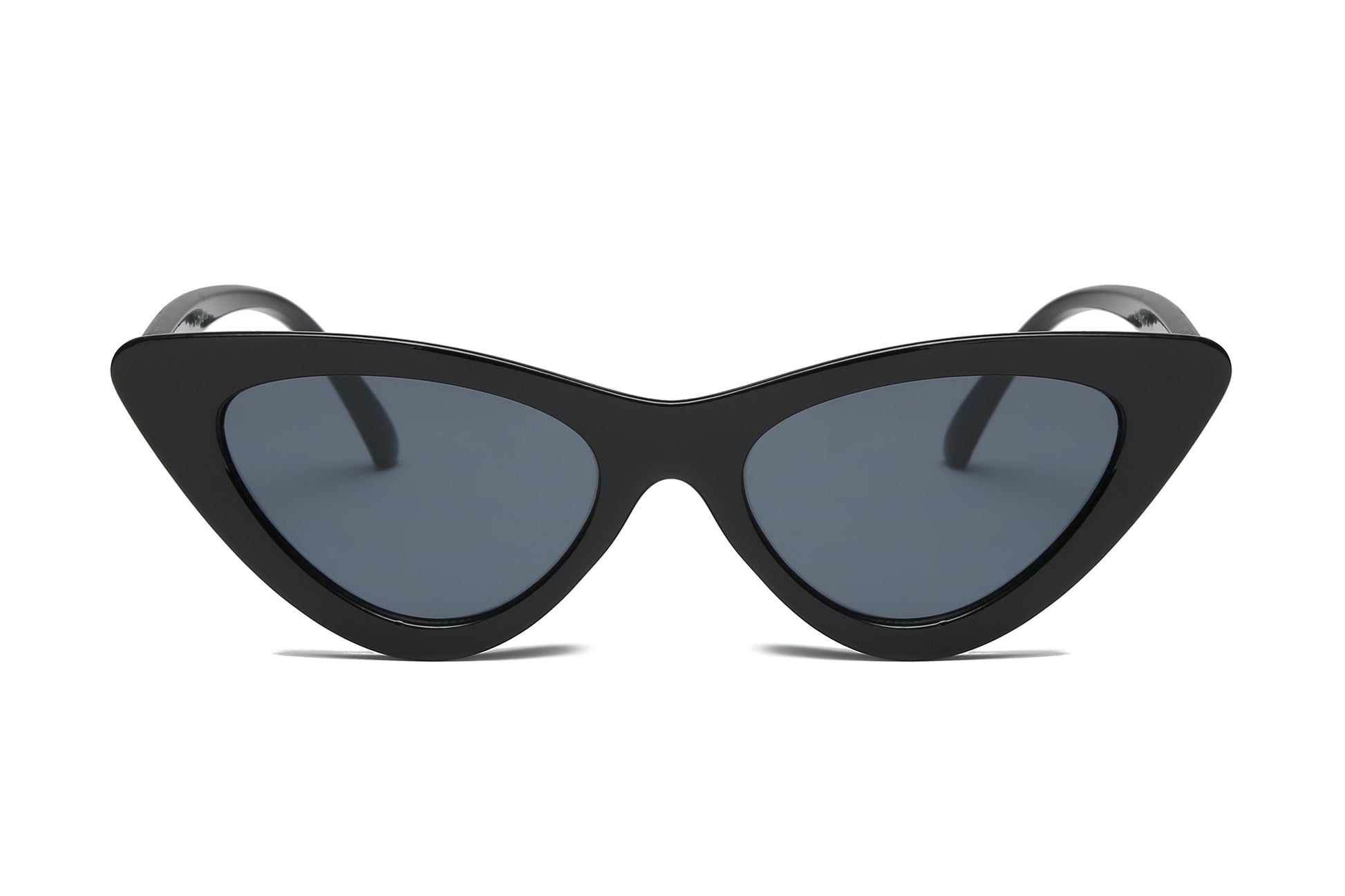 Red Retro Cat Eye Round Sunglasses For Women Chic UV400