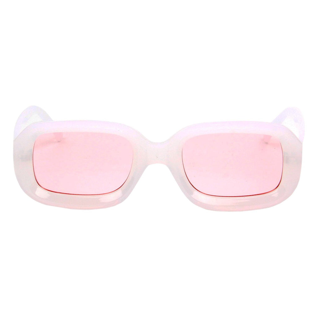 Retro Oversized Square Sunglasses Chunky 90s Bold Frame