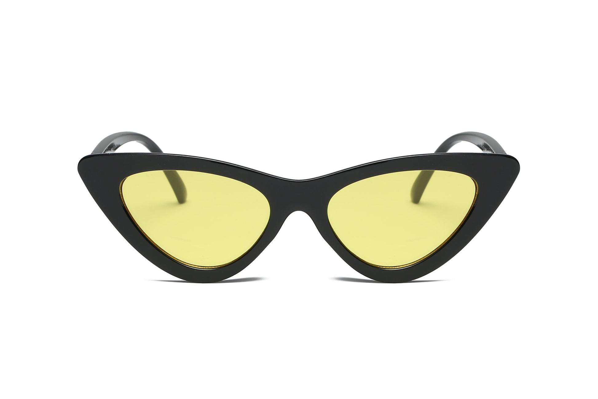 Red Retro Cat Eye Round Sunglasses For Women Chic UV400