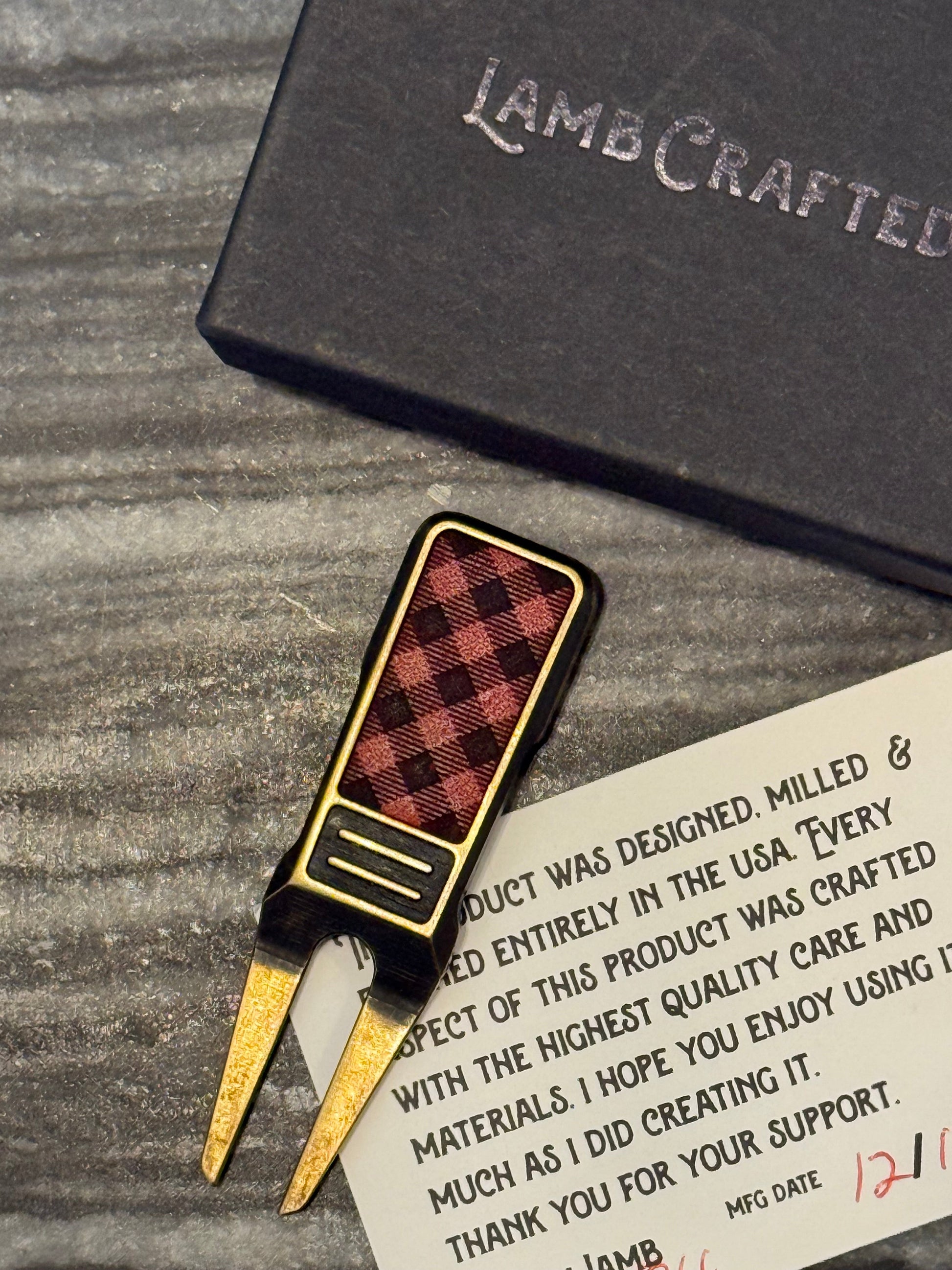 Tyson Lamb Crafted Lumberjack Divot Tool