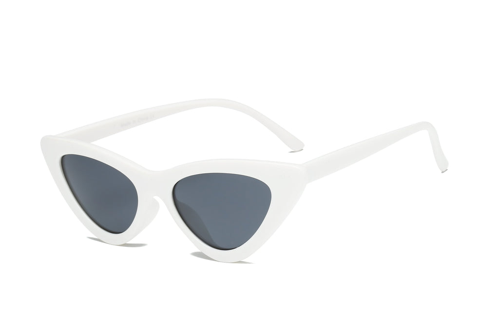 Red Retro Cat Eye Round Sunglasses For Women Chic UV400