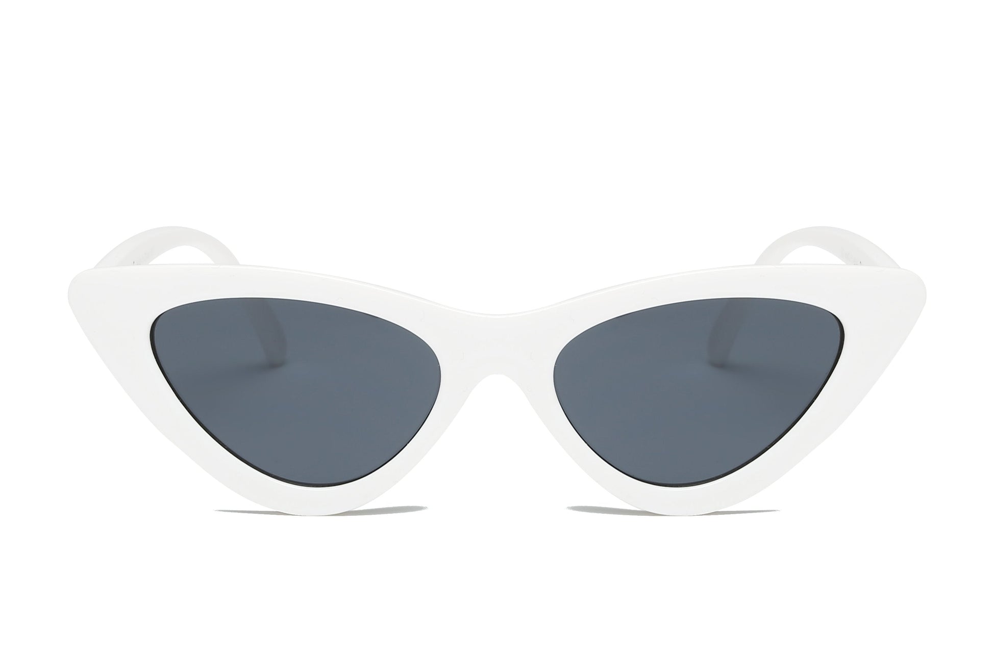 Red Retro Cat Eye Round Sunglasses For Women Chic UV400