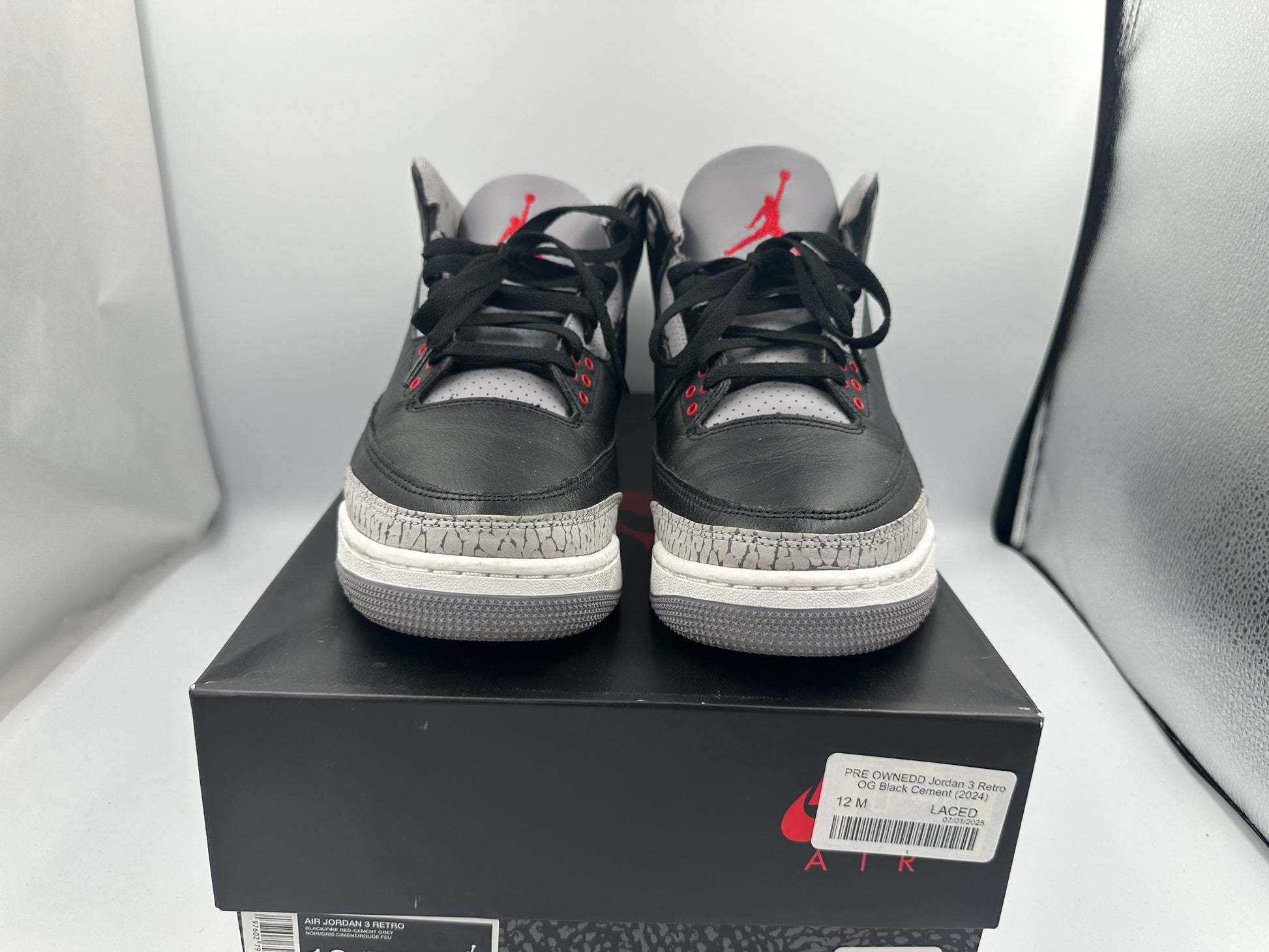 PRE OWNEDD Jordan 3 Retro OG Black Cement (2024)