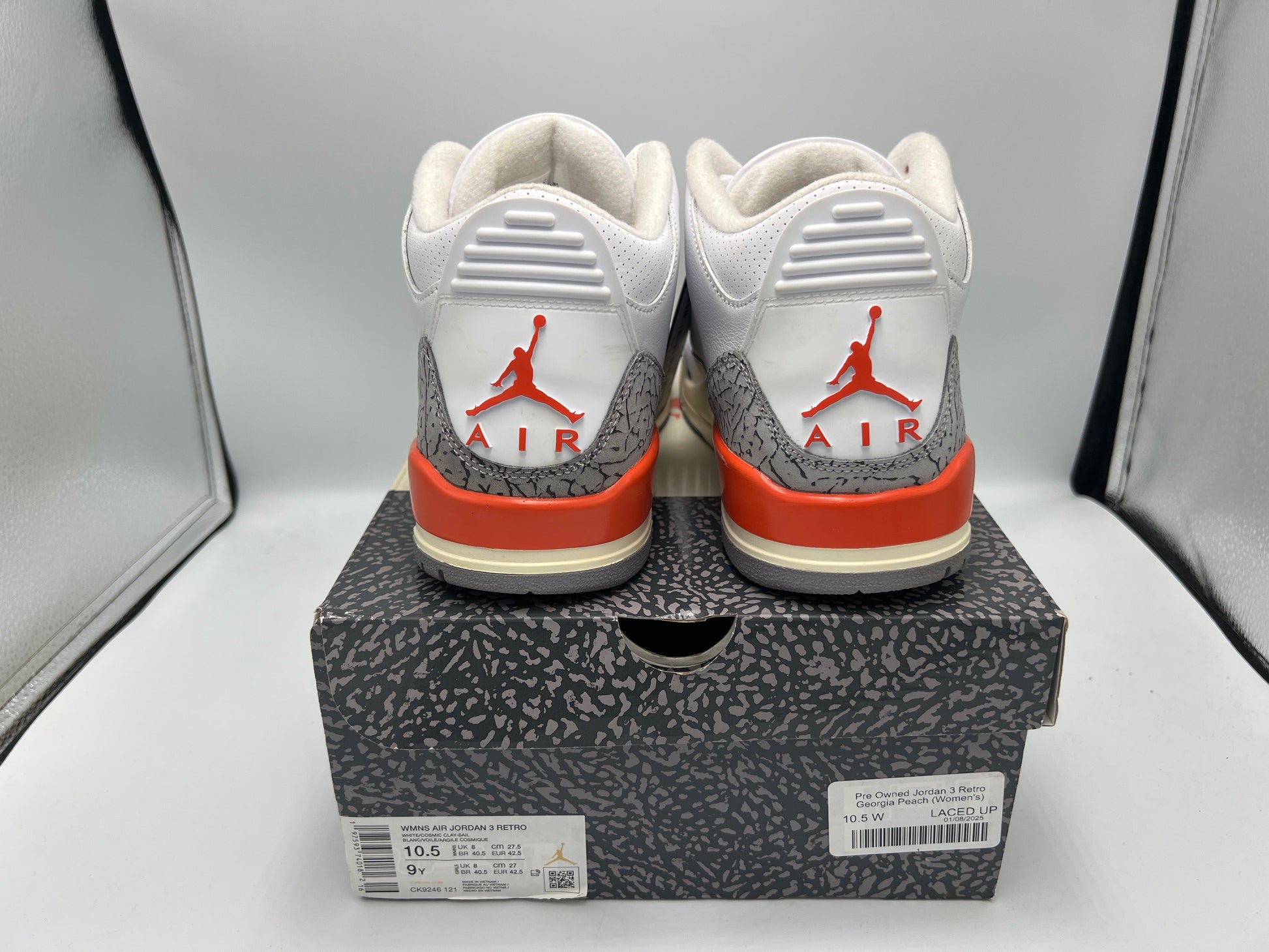 Pre Owned Jordan 3 Retro Georgia Peach (Women's)