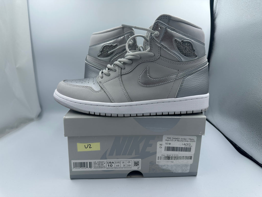 PRE OWNED Jordan 1 Retro High CO.JP Neutral Grey (2020)