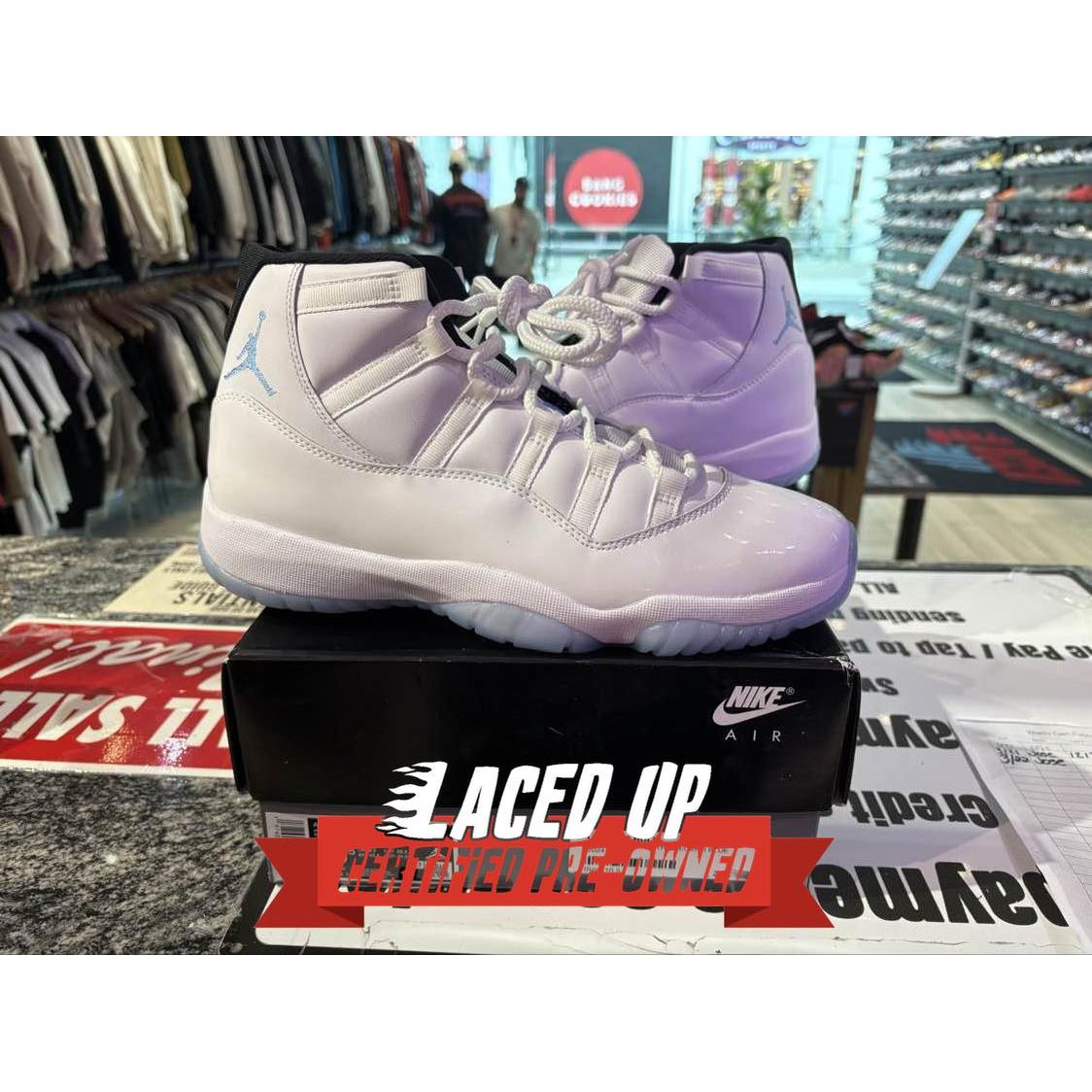 PRE OWNED Jordan 11 Retro Legend Blue (2024)