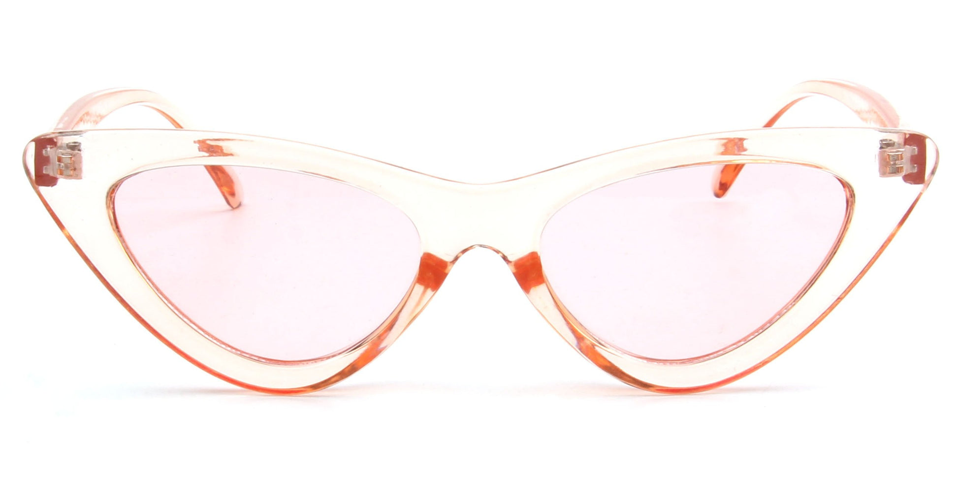 Red Retro Cat Eye Round Sunglasses For Women Chic UV400