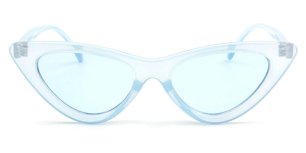 Red Retro Cat Eye Round Sunglasses For Women Chic UV400