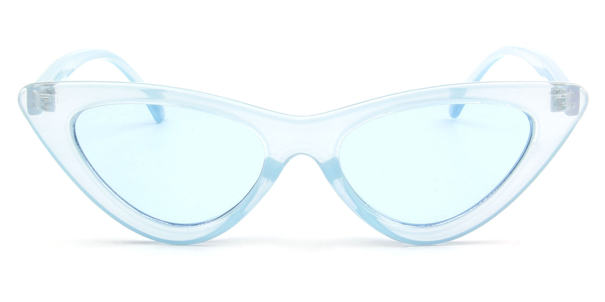 Red Retro Cat Eye Round Sunglasses For Women Chic UV400