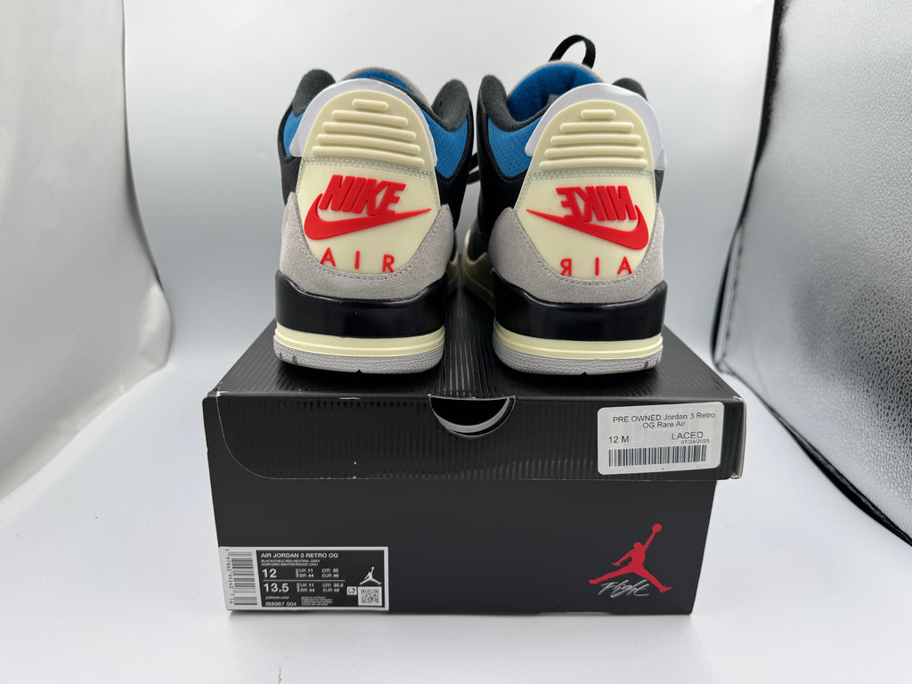 PRE OWNED Jordan 3 Retro OG Rare Air
