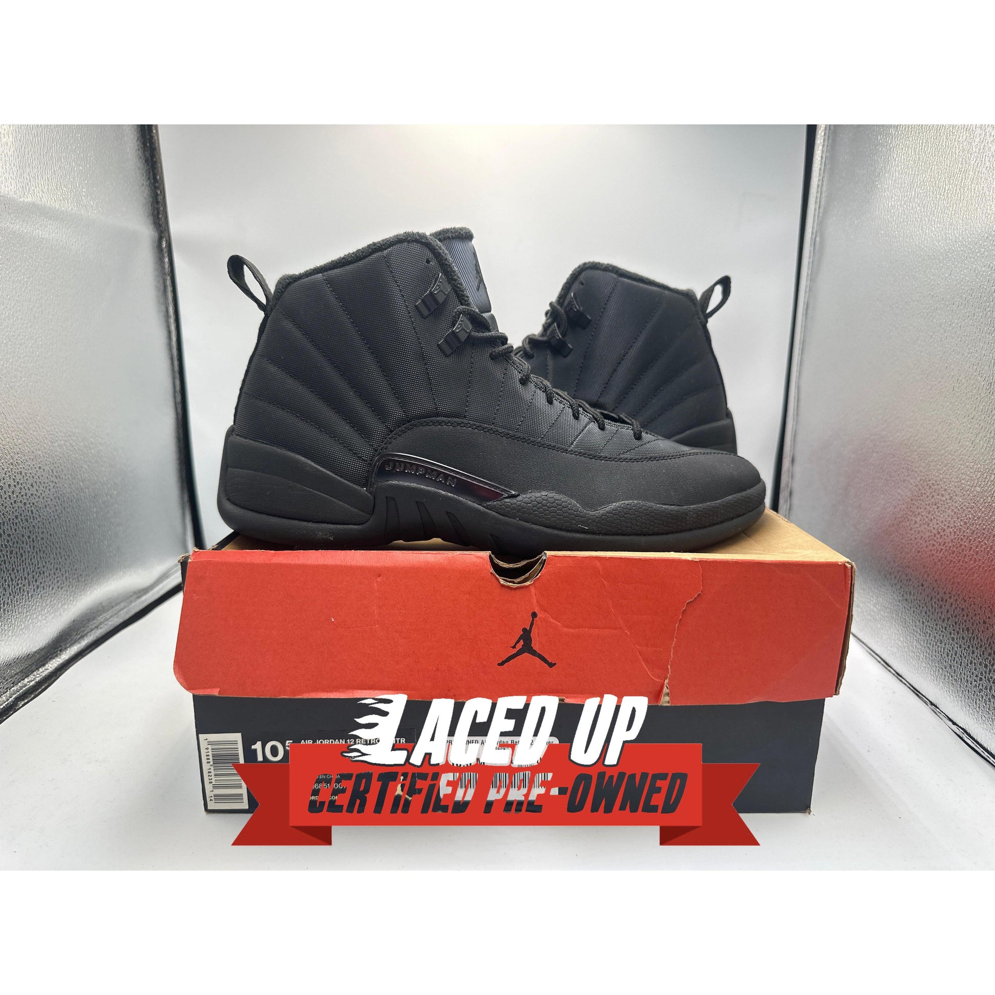 PRE OWNED Air Jordan Retro 12 Winter "Black"