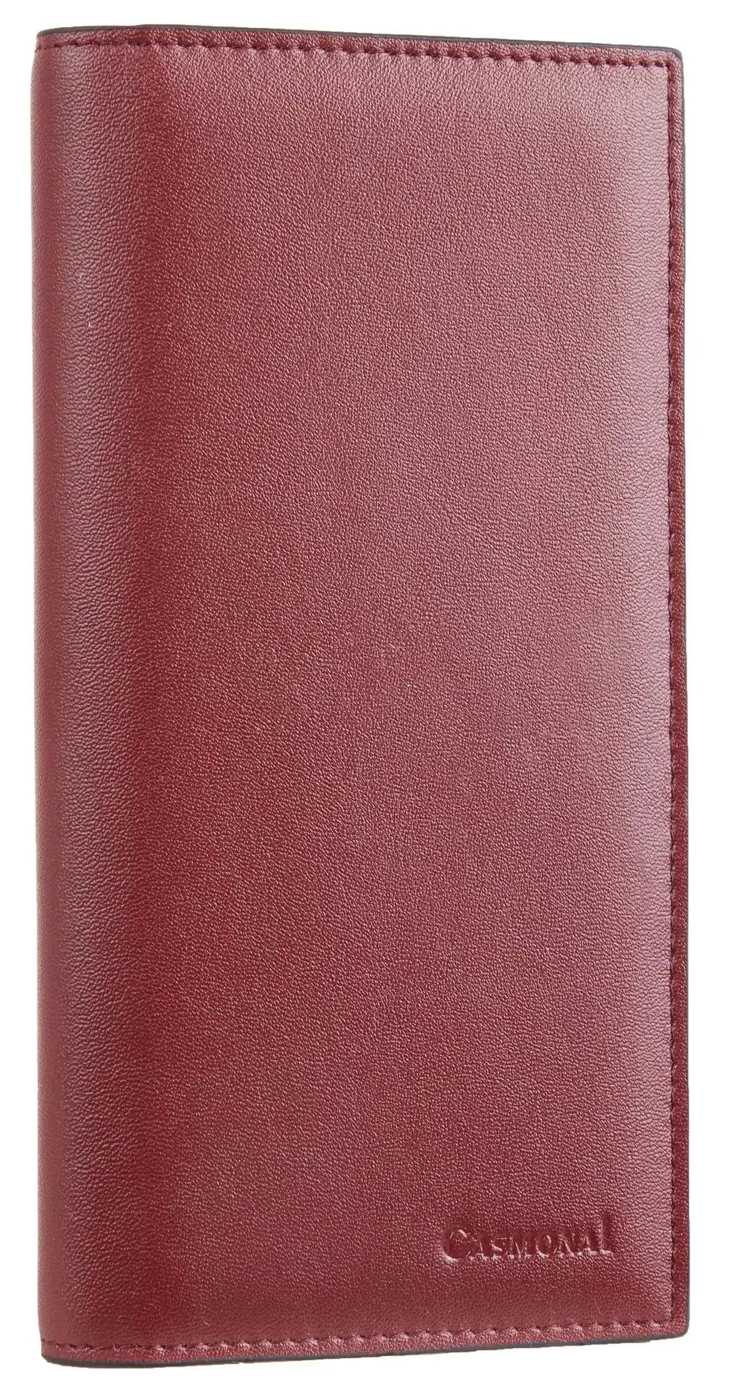CASMONAL Premium Leather Checkbook Cover for Men and Women | Checkbook Holder Wallet