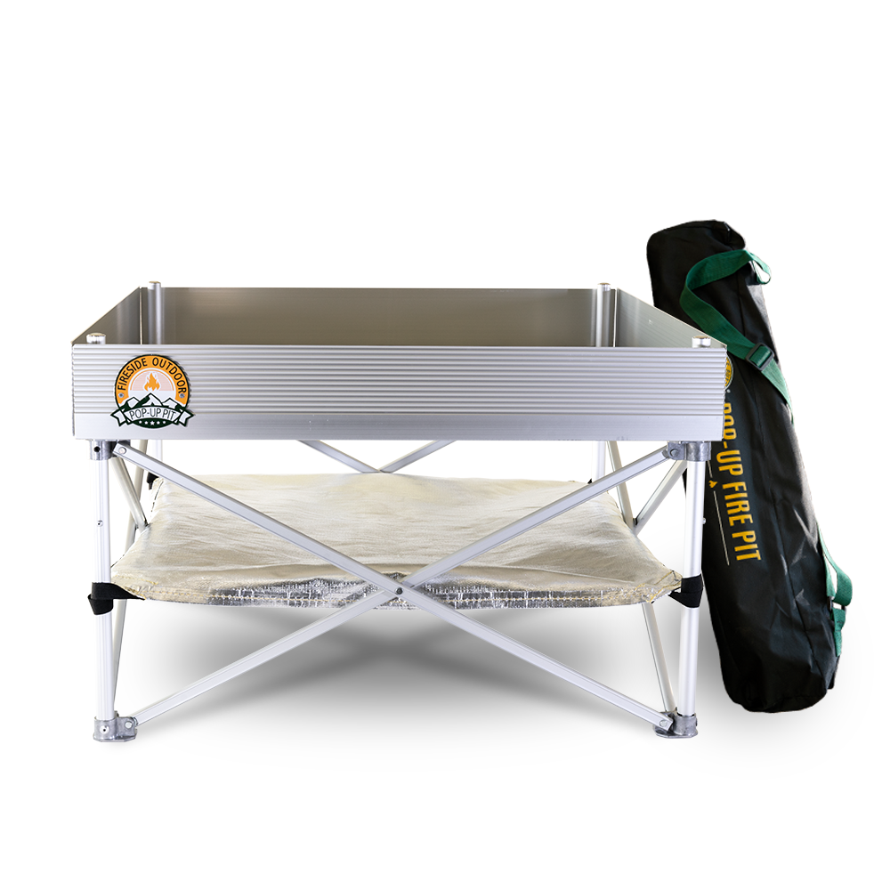 Pop-Up Fire Pit + Heat Shield (Bonus Pack)