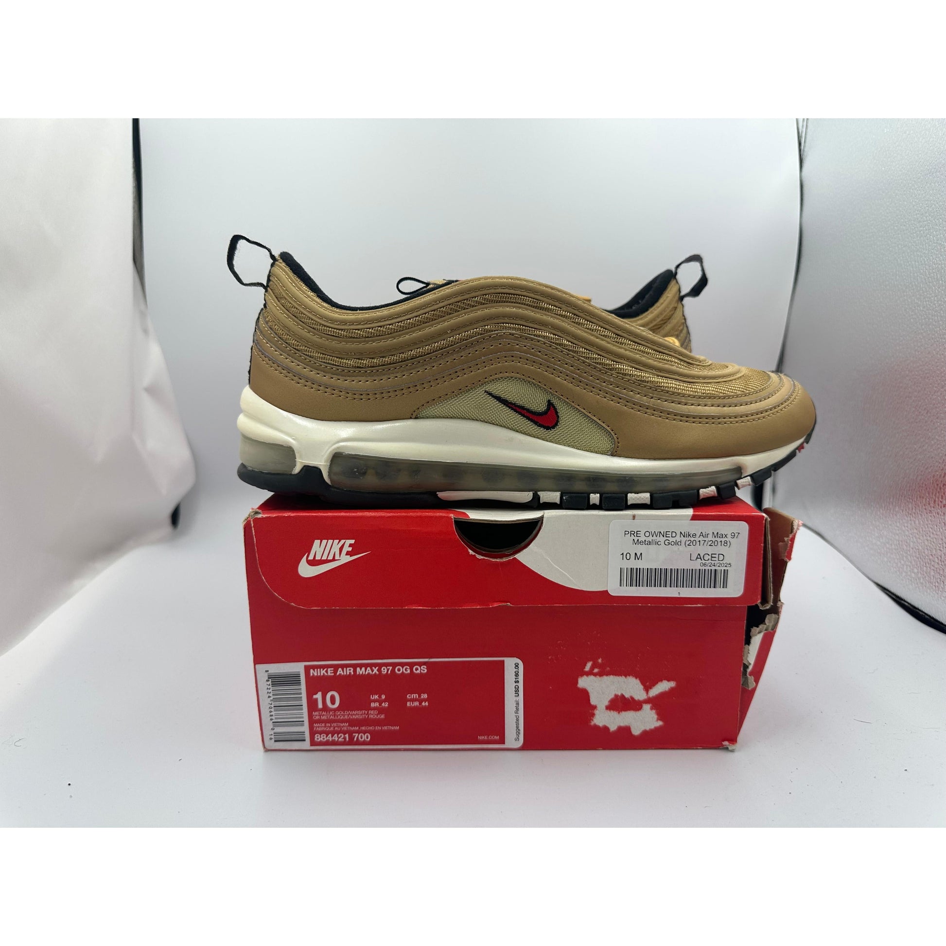 PRE OWNED Nike Air Max 97 Metallic Gold (2017/2018)