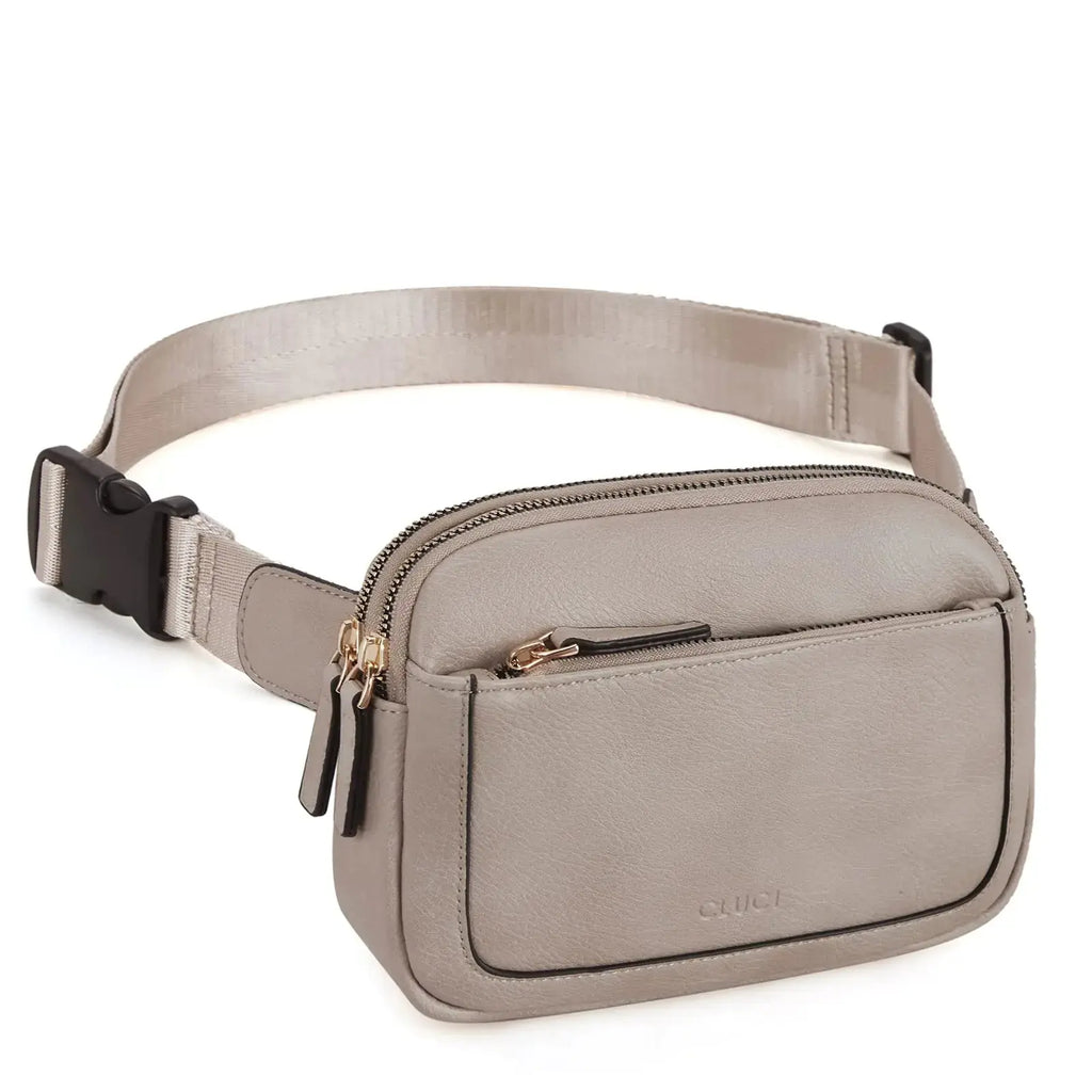 CLUCI Belt Bag for Women, Mini Everywhere Crossbody Waist Bag Adjustable Strap