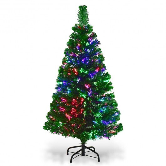 3' / 4' / 5' / 6' Fiber Optic Artificial PVC Christmas Tree-6 ft