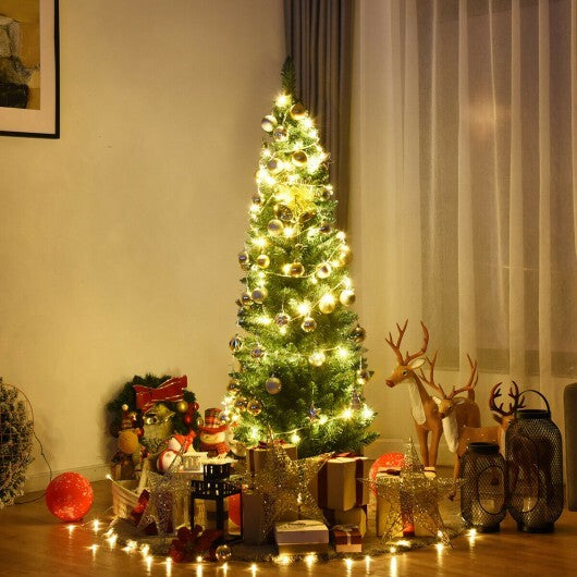 PVC Artificial Slim Pencil Christmas Tree-9 Feet